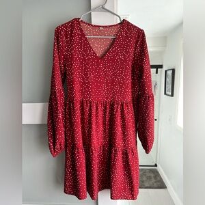 Red Polka Dot Dress